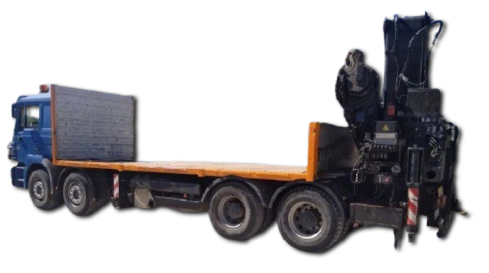 DAF 80/CF380 TMC flatbed truck