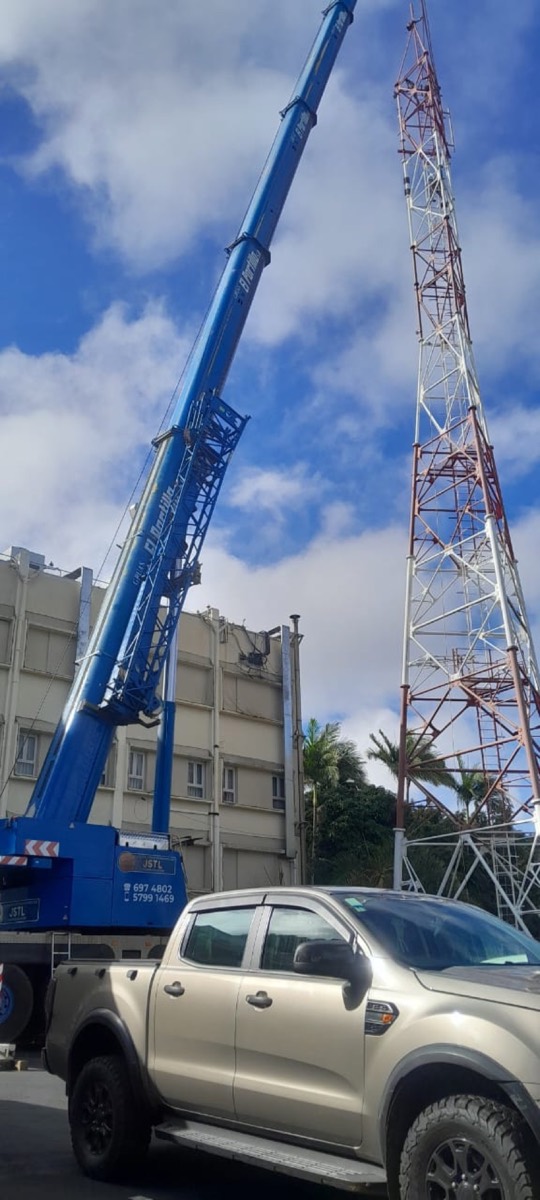 JSTL Terex Demag at a multi-storey site
